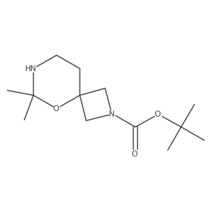 Tert-butyl 6,6-dimethyl-5-oxa-2,7-diazaspiro[3.5]nonane-2-carboxylate Structure