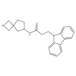 (9H-fluoren-9-yl)methyl N-{2-azaspiro[3.4]octan-6-yl}carbamate结构式