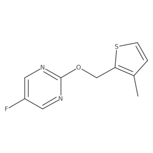 5-Fluoro-2-[(3-methylthiophen-2-yl)methoxy]pyrimidine Structure