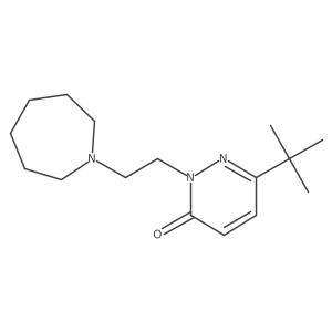 2-[2-(Azepan-1-yl)ethyl]-6-tert-butyl-2,3-dihydropyridazin-3-one Structure