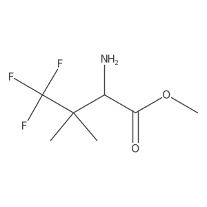 Methyl 2-amino-4,4,4-trifluoro-3,3-dimethylbutanoate Structure
