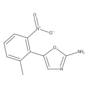 5-(2-Methyl-6-nitrophenyl)-1,3-oxazol-2-amine结构式