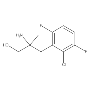 2-Amino-3-(2-chloro-3,6-difluorophenyl)-2-methylpropan-1-ol Structure