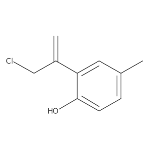 2-(3-Chloroprop-1-en-2-yl)-4-methylphenol结构式
