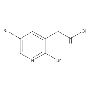 N-[(2,5-dibromopyridin-3-yl)methyl]hydroxylamine Structure
