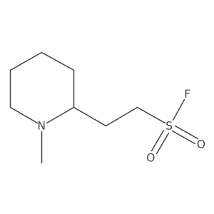2-(1-Methylpiperidin-2-yl)ethane-1-sulfonyl fluoride结构式