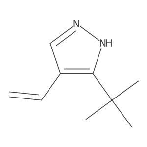 3-tert-butyl-4-ethenyl-1H-pyrazole Structure