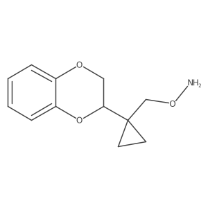 O-{[1-(2,3-dihydro-1,4-benzodioxin-2-yl)cyclopropyl]methyl}hydroxylamine Structure