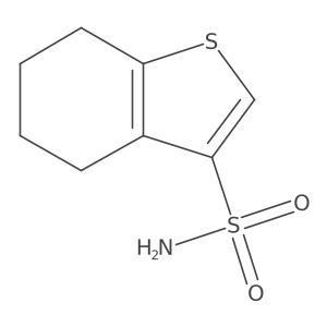 4,5,6,7-Tetrahydro-1-benzothiophene-3-sulfonamide Structure