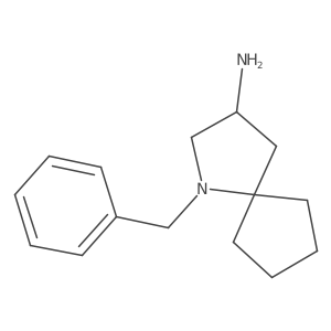 1-Benzyl-1-azaspiro[4.4]nonan-3-amine Structure