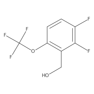 (2,3-Difluoro-6-(trifluoromethoxy)phenyl)methanol Structure