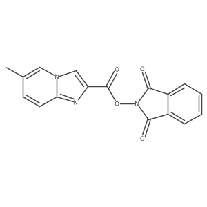 1,3-dioxo-2,3-dihydro-1H-isoindol-2-yl 6-methylimidazo[1,2-a]pyridine-2-carboxylate Structure