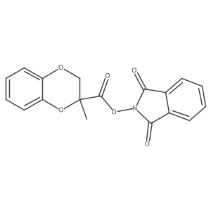 1,3-dioxo-2,3-dihydro-1H-isoindol-2-yl 2-methyl-2,3-dihydro-1,4-benzodioxine-2-carboxylate结构式