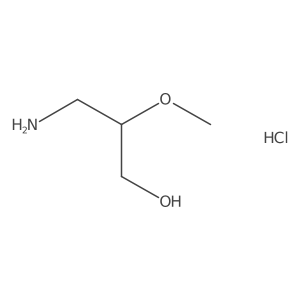 (2R)-3-Amino-2-methoxypropan-1-ol;hydrochloride结构式