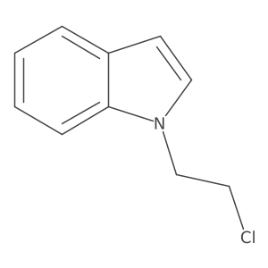 1-(2-chloroethyl)-1H-indole结构式