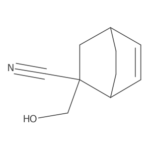 2-(Hydroxymethyl)bicyclo[2.2.2]oct-5-ene-2-carbonitrile Structure