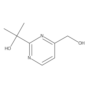 2-(4-(Hydroxymethyl)pyrimidin-2-yl)propan-2-ol Structure