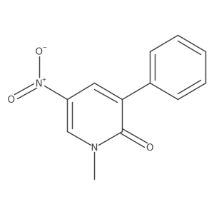 1-Methyl-5-nitro-3-phenylpyridin-2-one结构式