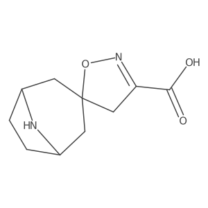 3'H-8-azaspiro[bicyclo[3.2.1]octane-3,2'-[1,5]oxazole]-4'-carboxylic acid Structure