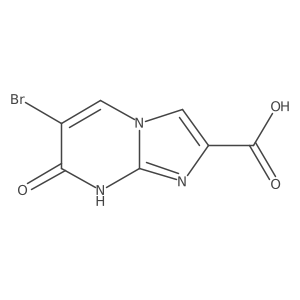 6-Bromo-7-oxo-7,8-dihydroimidazo[1,2-a]pyrimidine-2-carboxylic acid结构式