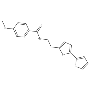 N-{2-[5-(furan-2-yl)thiophen-2-yl]ethyl}-4-methoxybenzamide Structure