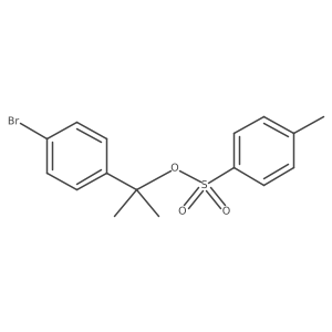 2-(4-Bromophenyl)propan-2-yl 4-methylbenzene-1-sulfonate结构式