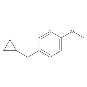 5-(cyclopropylmethyl)-2-methoxyPyridine Structure