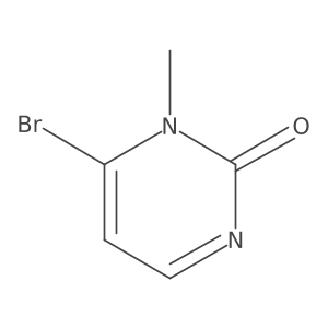 6-Bromo-1-methylpyrimidin-2(1H)-one Structure