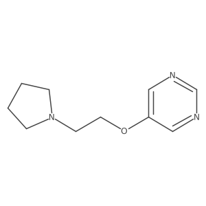 Pyrimidine,5-[2-(1-pyrrolidinyl)ethoxy]-结构式