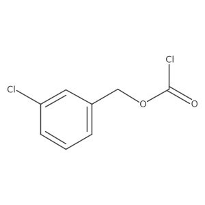 3-Chlorobenzyl carbonochloridate结构式