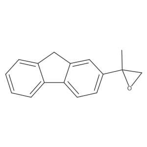 2-(9H-fluoren-2-yl)-2-methyloxirane Structure