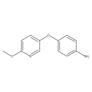 4-[(6-Methoxy-3-pyridinyl)oxy]benzenamine Structure