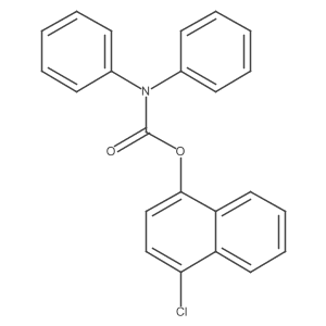 4-chloronaphthalen-1-yl N,N-diphenylcarbamate结构式