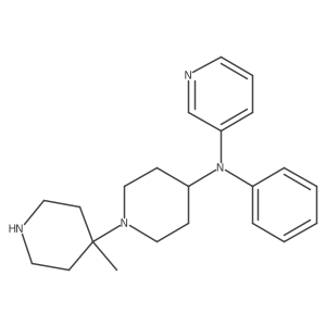 (4'-Methyl-[1,4']bipiperidinyl-4-yl)-phenyl-pyridin-3-yl-amine结构式