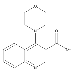 4-Morpholin-4-ylquinoline-3-carboxylic acid结构式