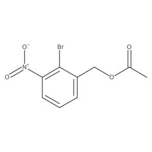 2-Bromo-3-nitrobenzyl acetate结构式
