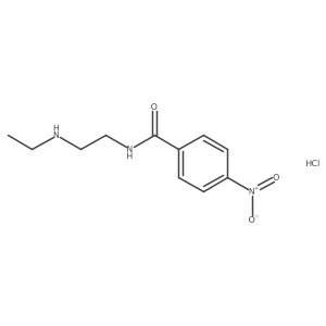 N-(2-(Ethylamino)ethyl)-4-nitrobenzamide hydrochloride结构式