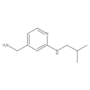 2-[(2-Methylpropyl)amino]-4-pyridinemethanamine Structure