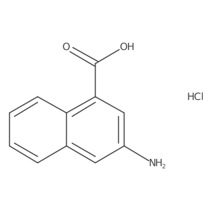 3-Amino-1-naphthoic acid hydrochloride Structure