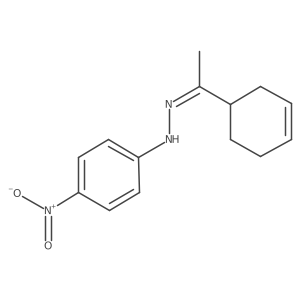 1-(3-Cyclohexen-1-yl)ethanone 2-(4-nitrophenyl)hydrazone结构式