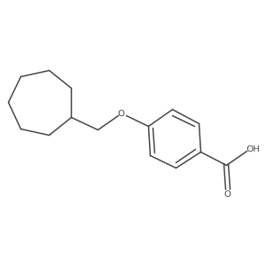 4-(Cycloheptylmethoxy)benzoic acid Structure