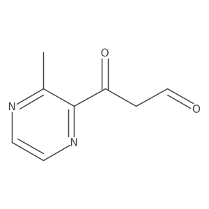 3-(3-Methylpyrazin-2-yl)-3-oxopropanal Structure