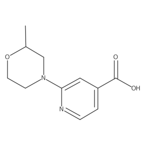 2-(2-Methylmorpholino)isonicotinic acid Structure