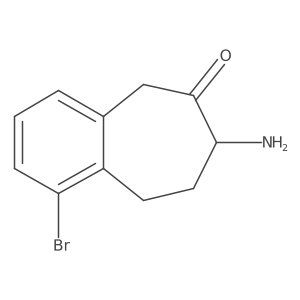 7-Amino-1-bromo-8,9-dihydro-5H-benzo[7]annulen-6(7H)-one Structure