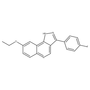 8-ethoxy-3-(4-fluorophenyl)-1H-pyrazolo[4,3-c]quinoline Structure