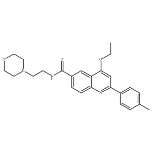 4-ethoxy-N-(2-morpholinoethyl)-2-(p-tolyl)quinoline-6-carboxamide Structure