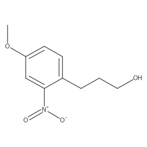 3-(4-Methoxy-2-nitrophenyl)propan-1-ol Structure