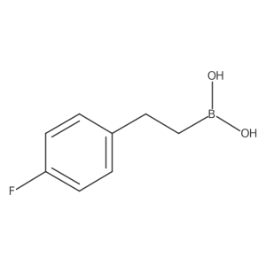 [2-(4-Fluorophenyl)ethyl]boronic acid Structure