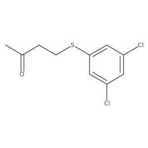 4-[(3,5-Dichlorophenyl)sulfanyl]butan-2-one结构式