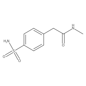 N-methyl-2-(4-sulfamoylphenyl)acetamide Structure
